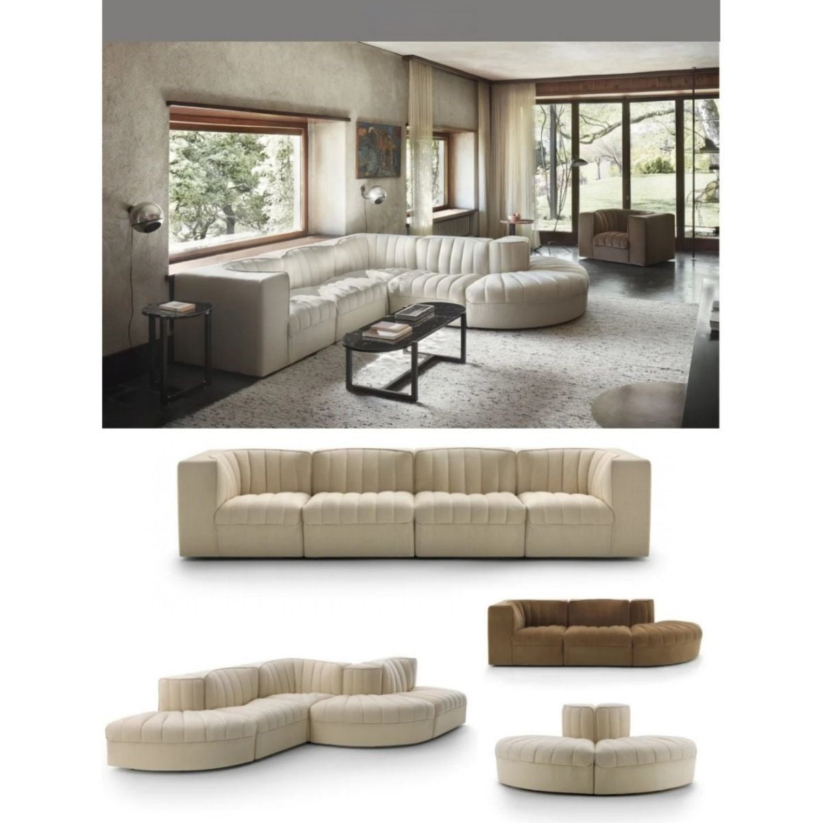 Cuddlewood Modern Modular Sofa with High Comfort and Versatility