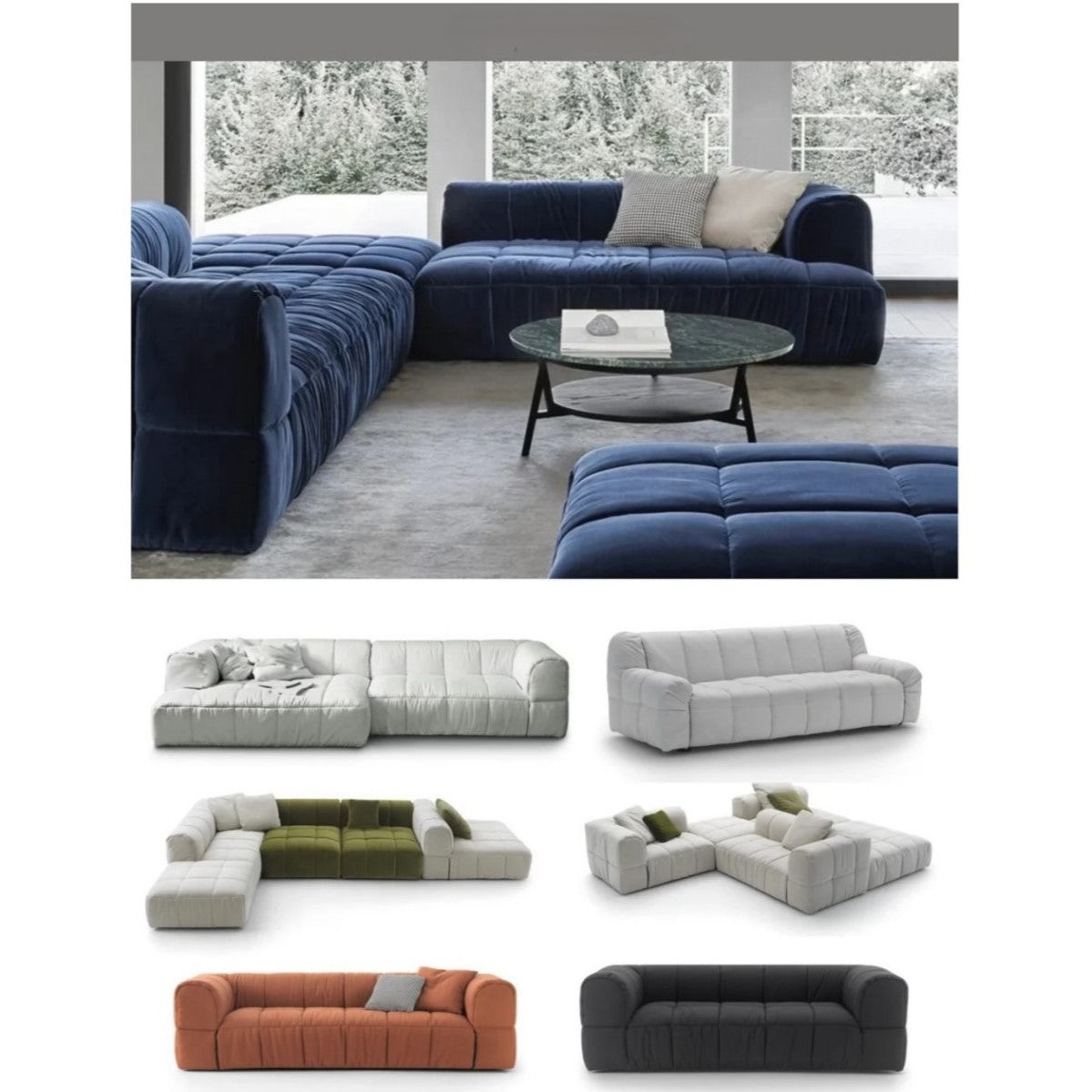 Cuddlewood Tofu Block Modular Sofa