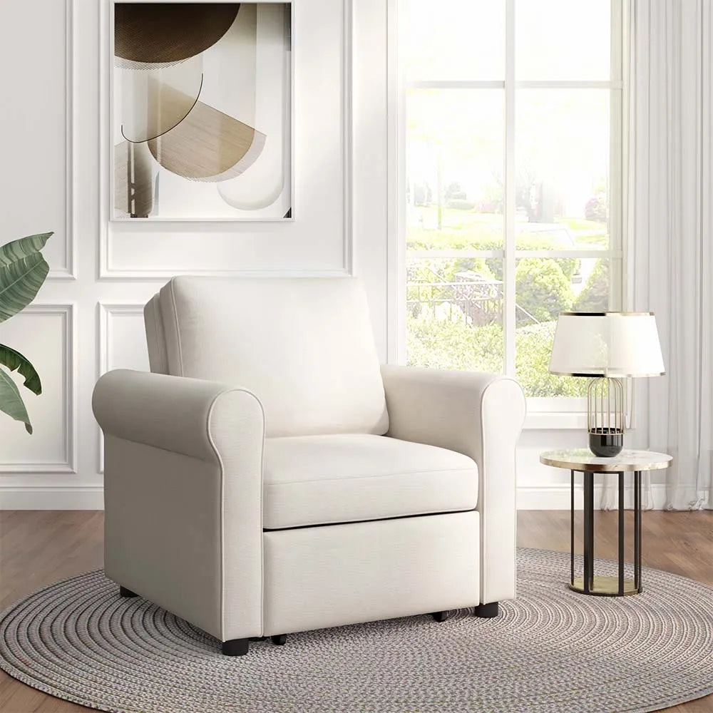 Cuddlewood 34.0“ Modern Chair Bed Sleeper for Adults