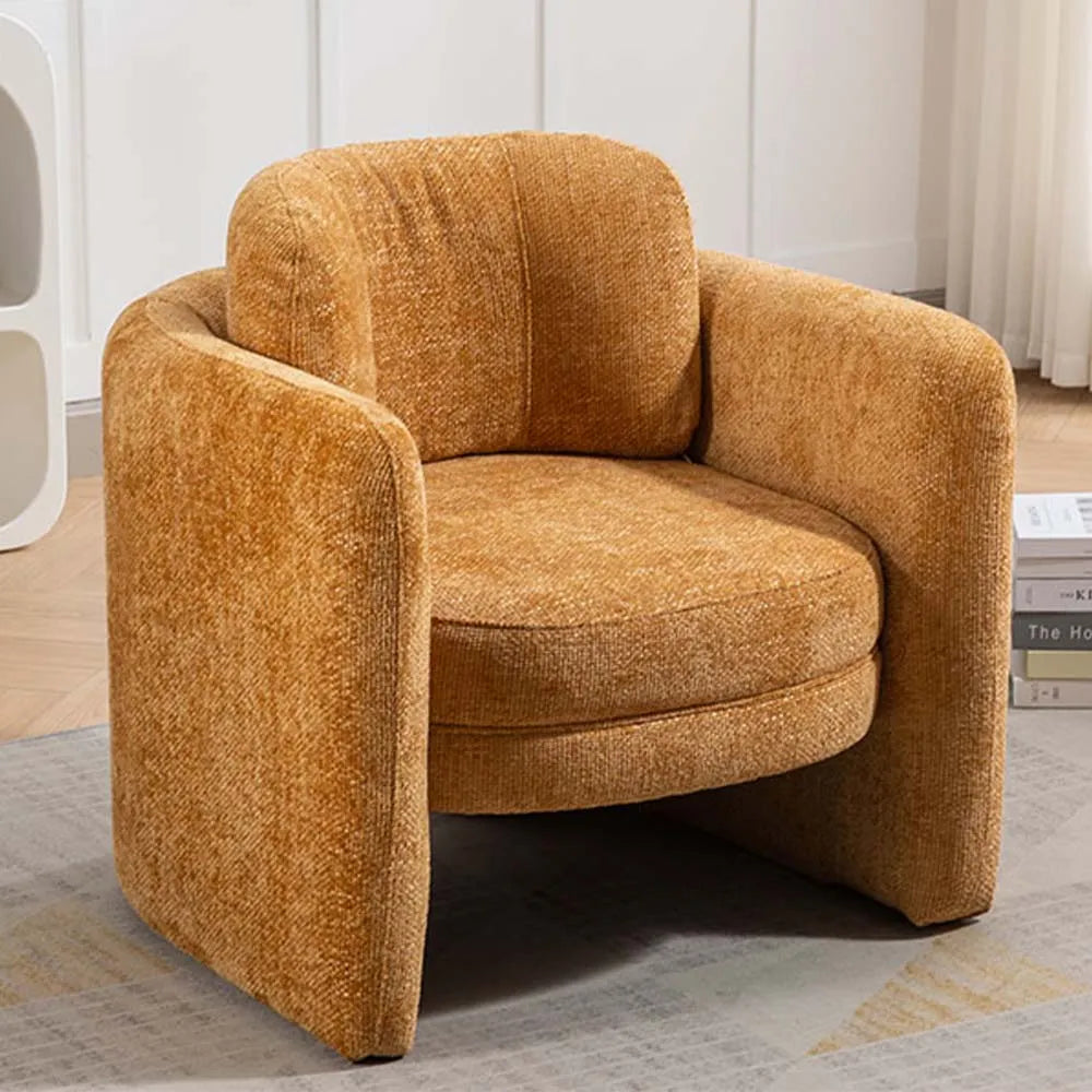 Cuddlewood 33.10" Modern Barrel Accent Chair Armchair