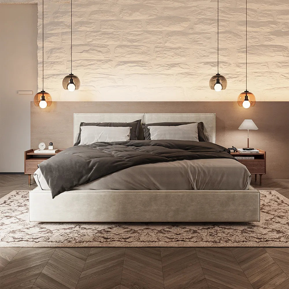 Cuddlewood Elegant Upholstered Bed: A Fusion of Comfort and Sophistication