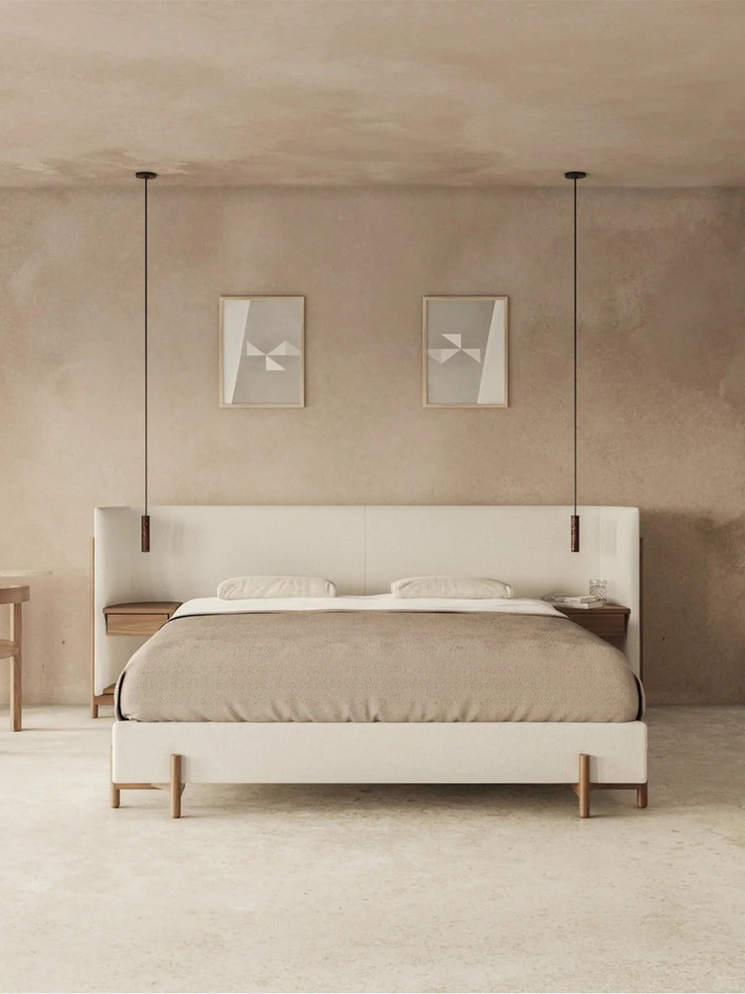 Cuddlewood Elegant Upholstered Bed with a Timeless Design