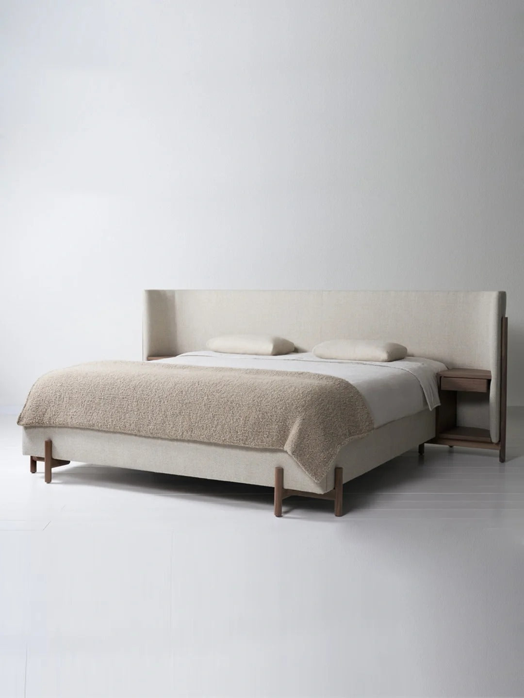 Cuddlewood Elegance of Simplicity: A Modern Upholstered Bed Design