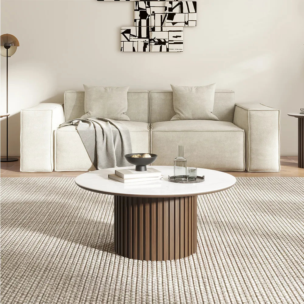 Cudddlewood Modern Round Coffee Table