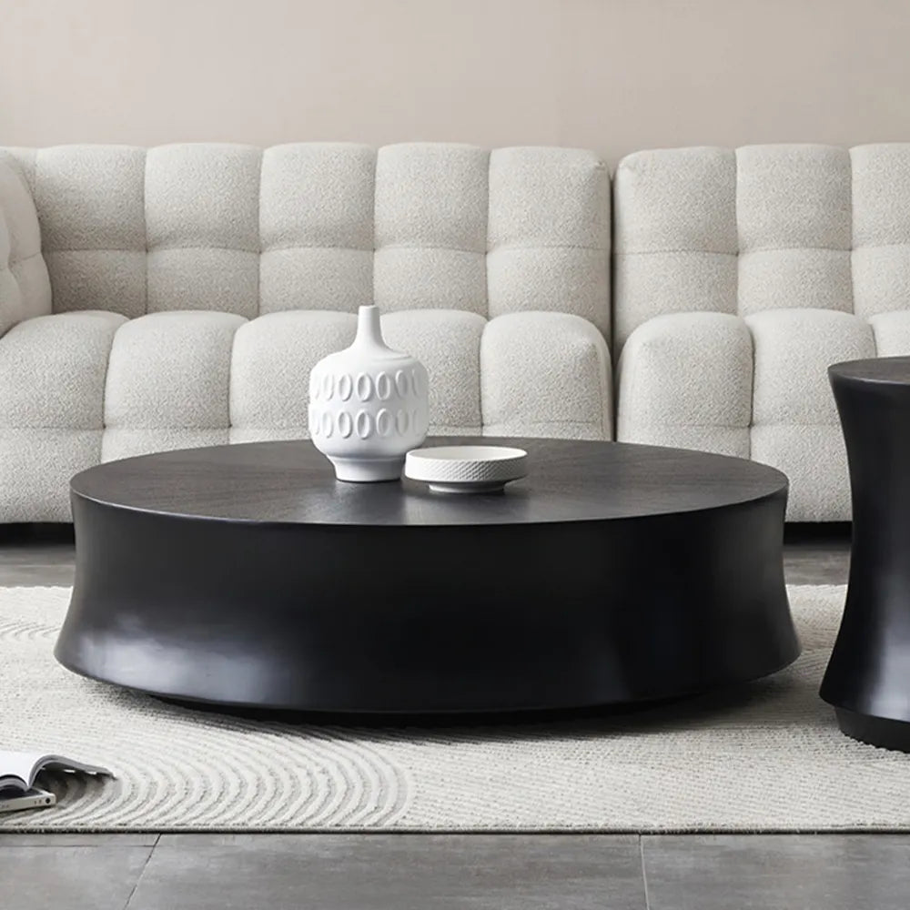 Cudddlewood Modern Minimalist Round Coffee Table