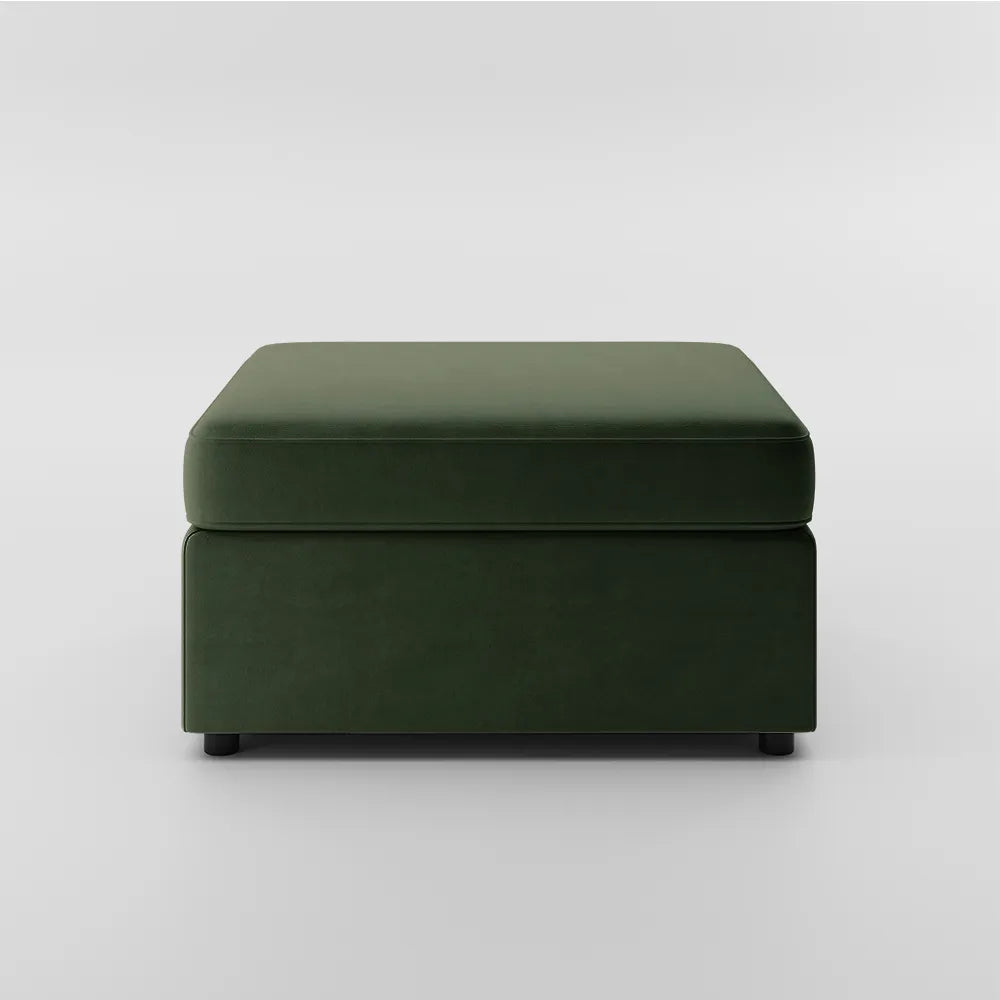 Cuddlewood Green Modular Sofa Ottoman