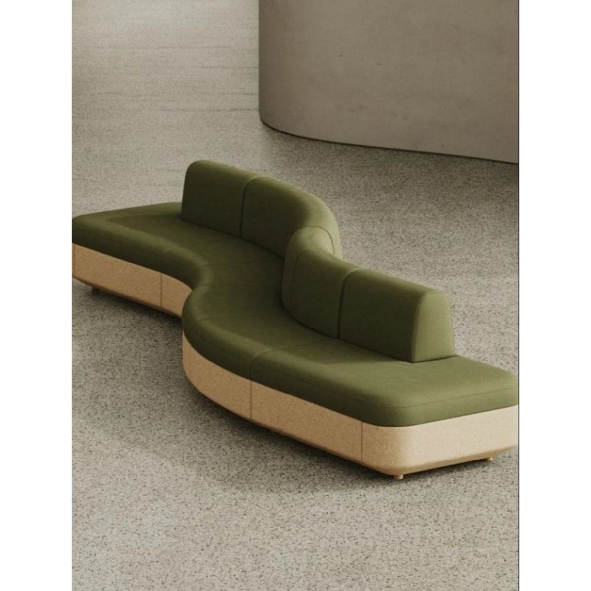 Cuddlewood Elegant Contemporary Leather Sofa