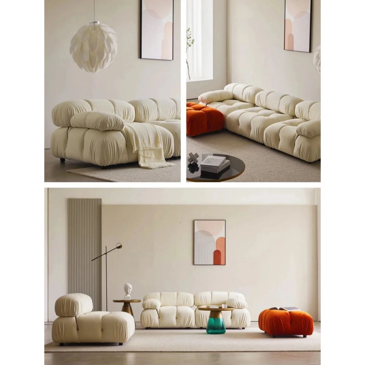 Cuddlewood Contemporary Velvet Chaise Lounge