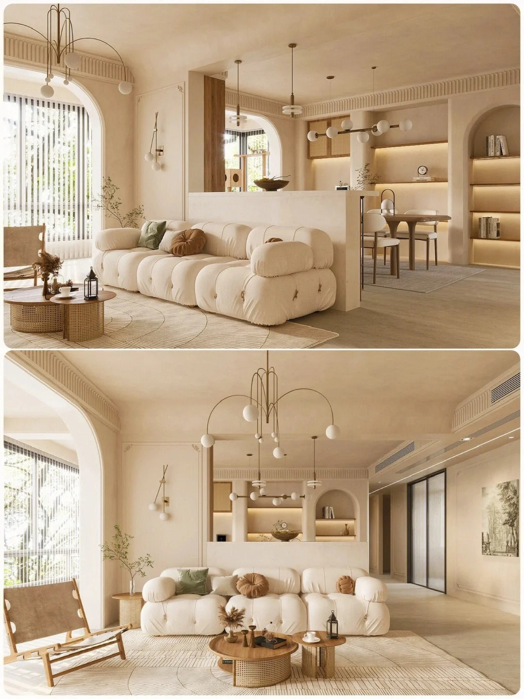 Cuddlewood Elegant Velvet Tufted Cloud Sofa