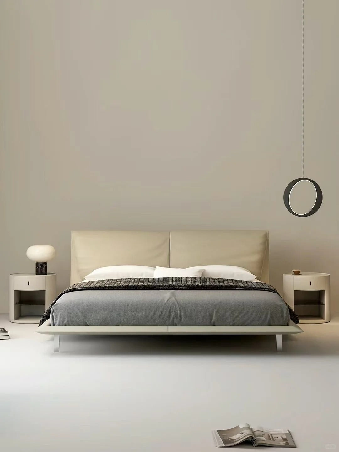 Cuddlewood Elegant Upholstered Bed with a Timeless Design