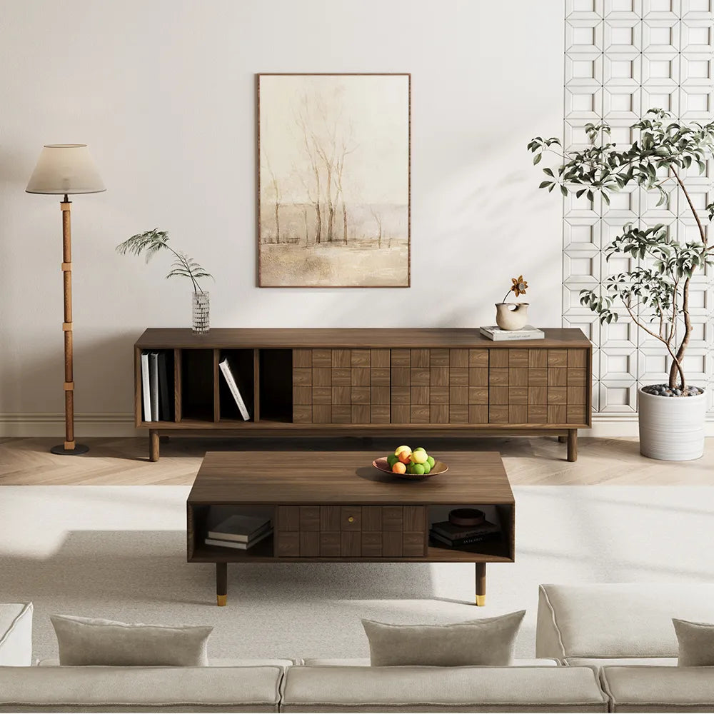 Cuddlewood 70.87” Mid-Century Modern TV Stand