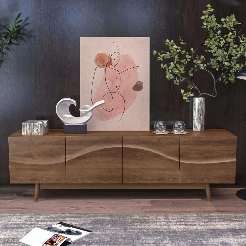 Cuddlewood  Mid-Century TV Stand