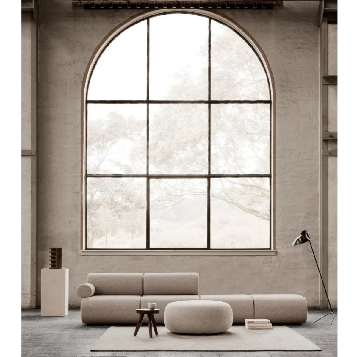 Cudlewood Rustic Velvet Accent Sofa