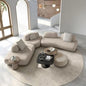 Cuddlewood Sleek Contemporary Leather Sofa